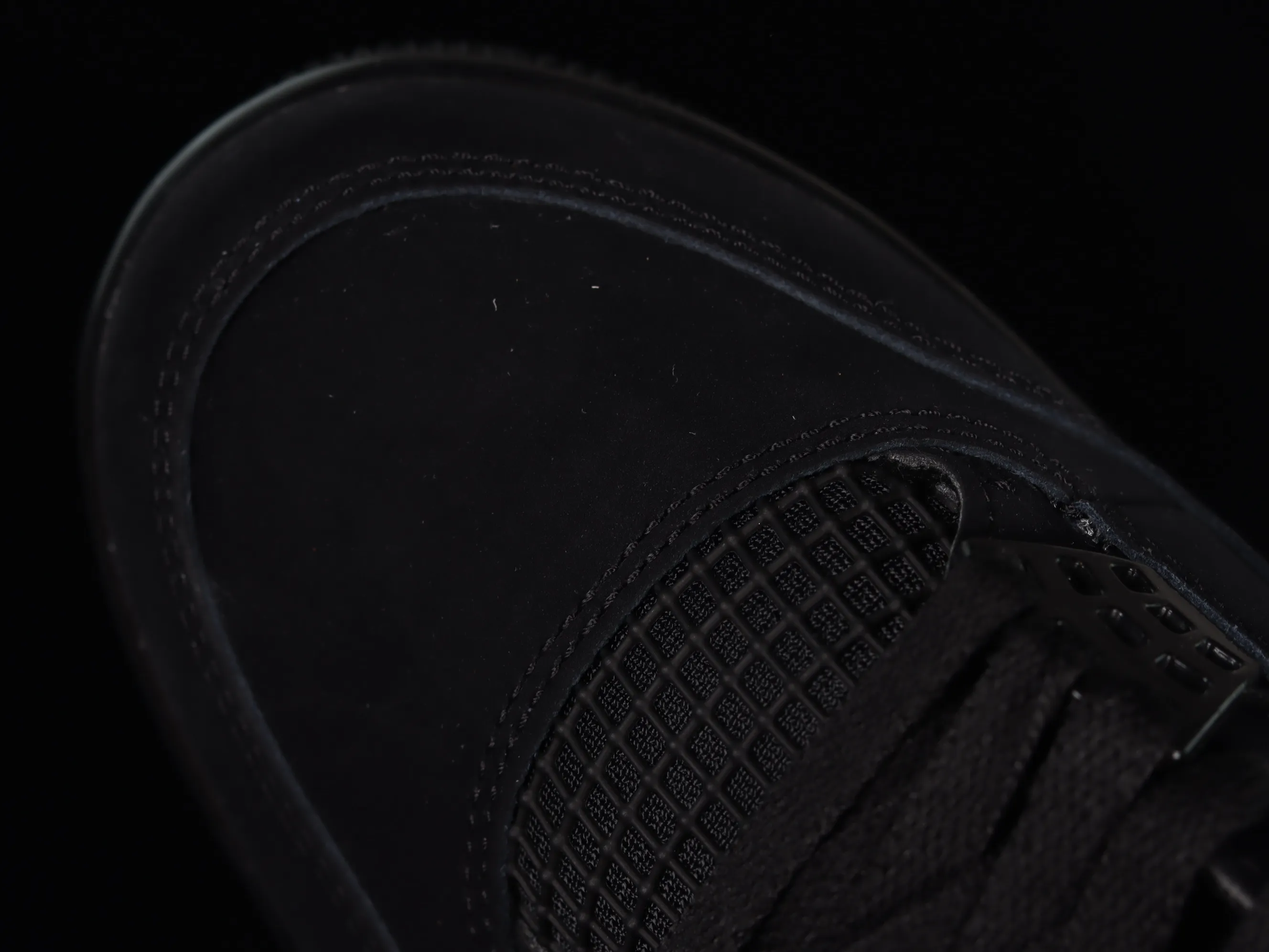 All categories Air Jordan Jordan series basketball shoes Air Jordan 4 LJR version Air Jordan 4 Retro "Black Cat" AJ4 Joe 4 Black Cat First layer frosted CU1110-010